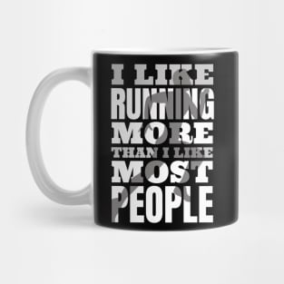 Run More, Talk Less: For the Love of Running! Mug